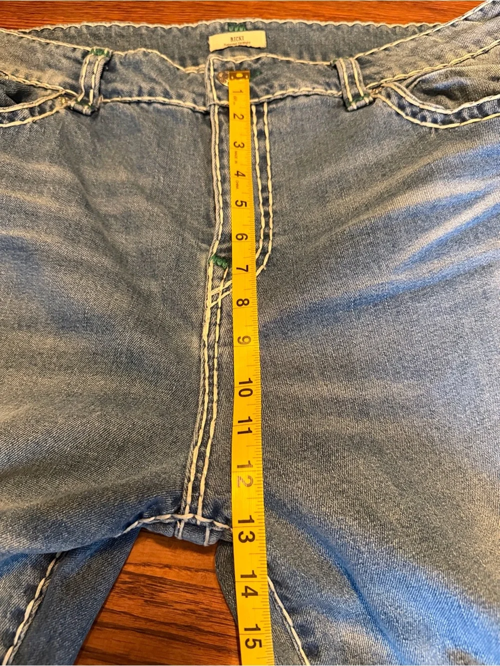 True Religion Ricky Relaxed Straight Jeans Men’s 38 Green Horseshoe Y2K